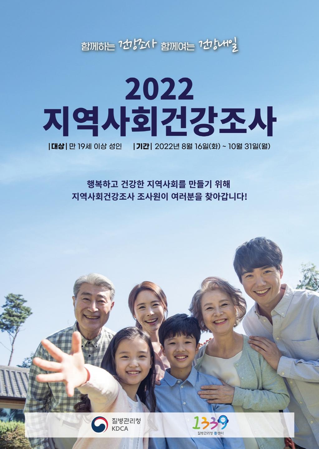 남해군, 2022년‘지역사회건강조사’실시
